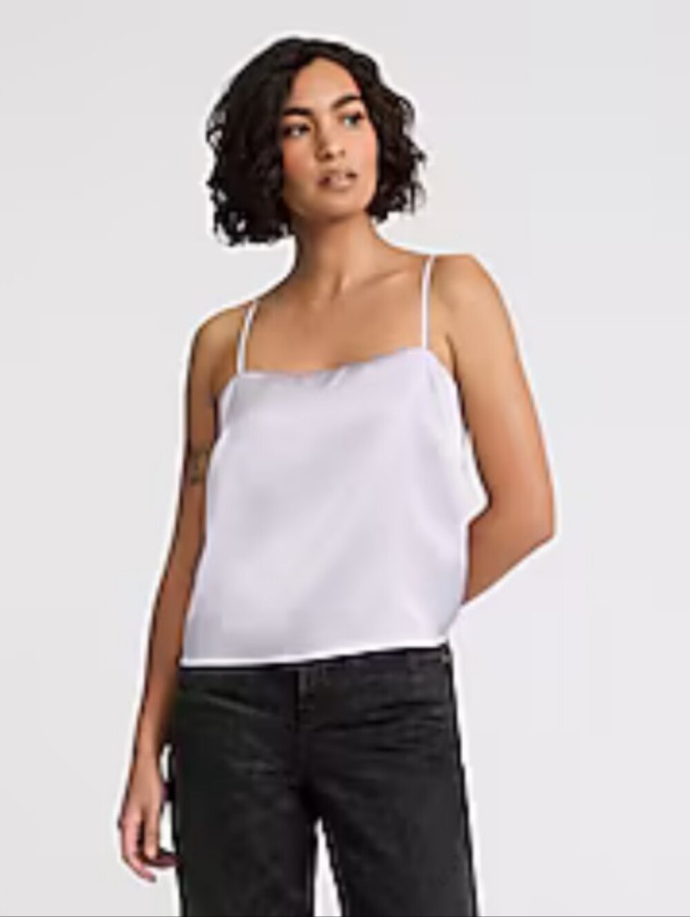 Express Lilac Satin Camisole